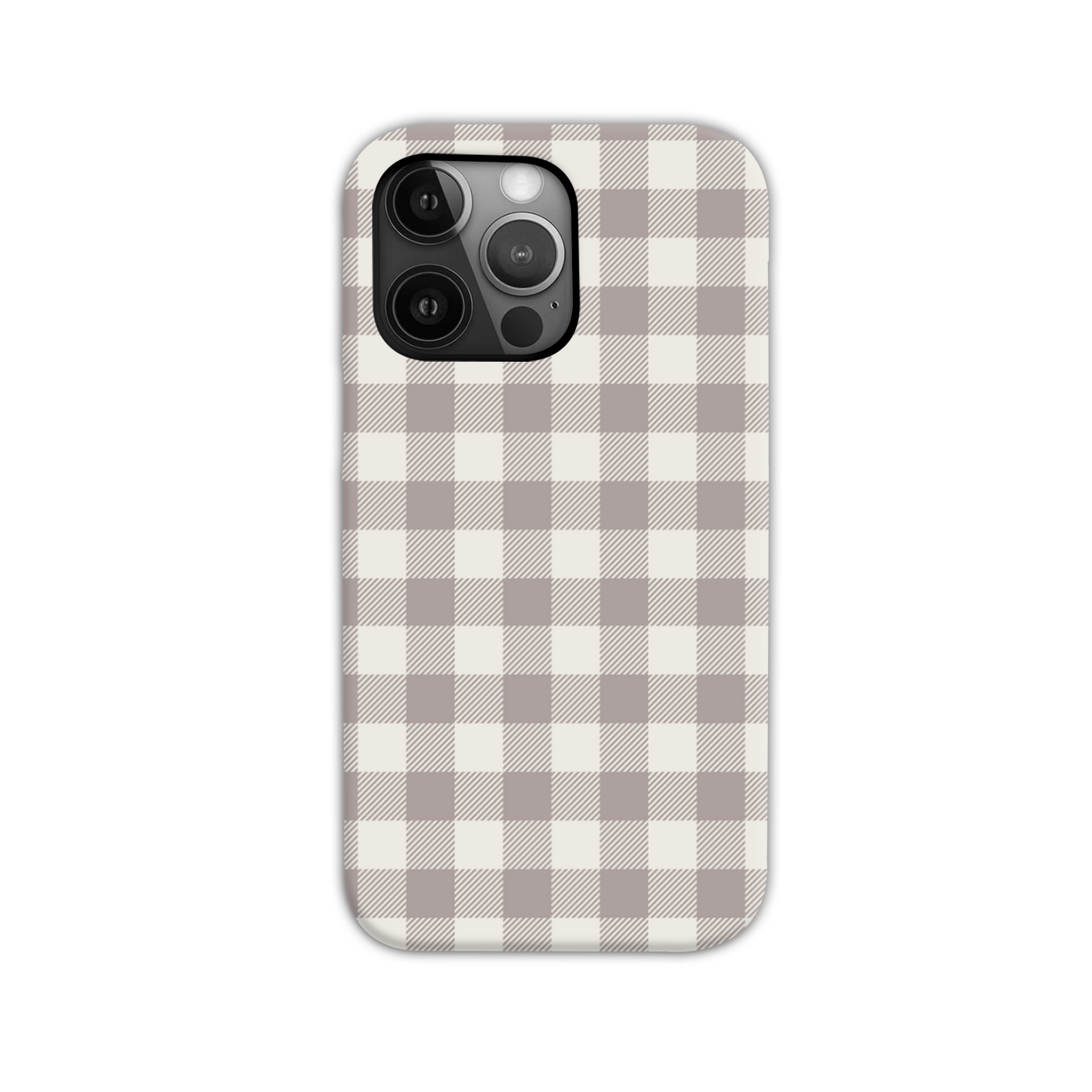 Natural Check Tough Phone Case