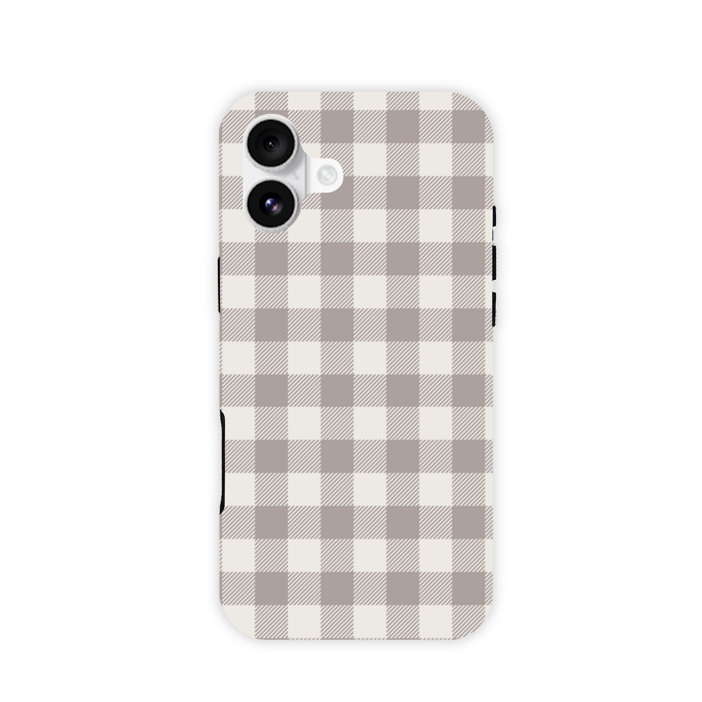 Natural Check Tough Phone Case
