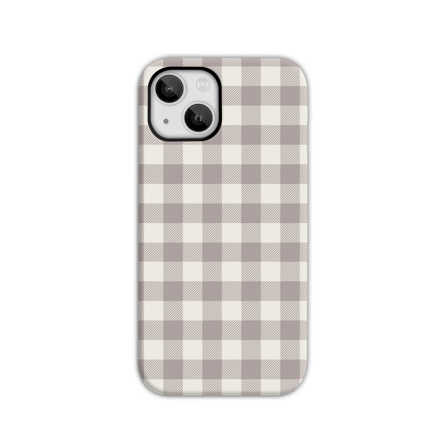 Natural Check Tough Phone Case