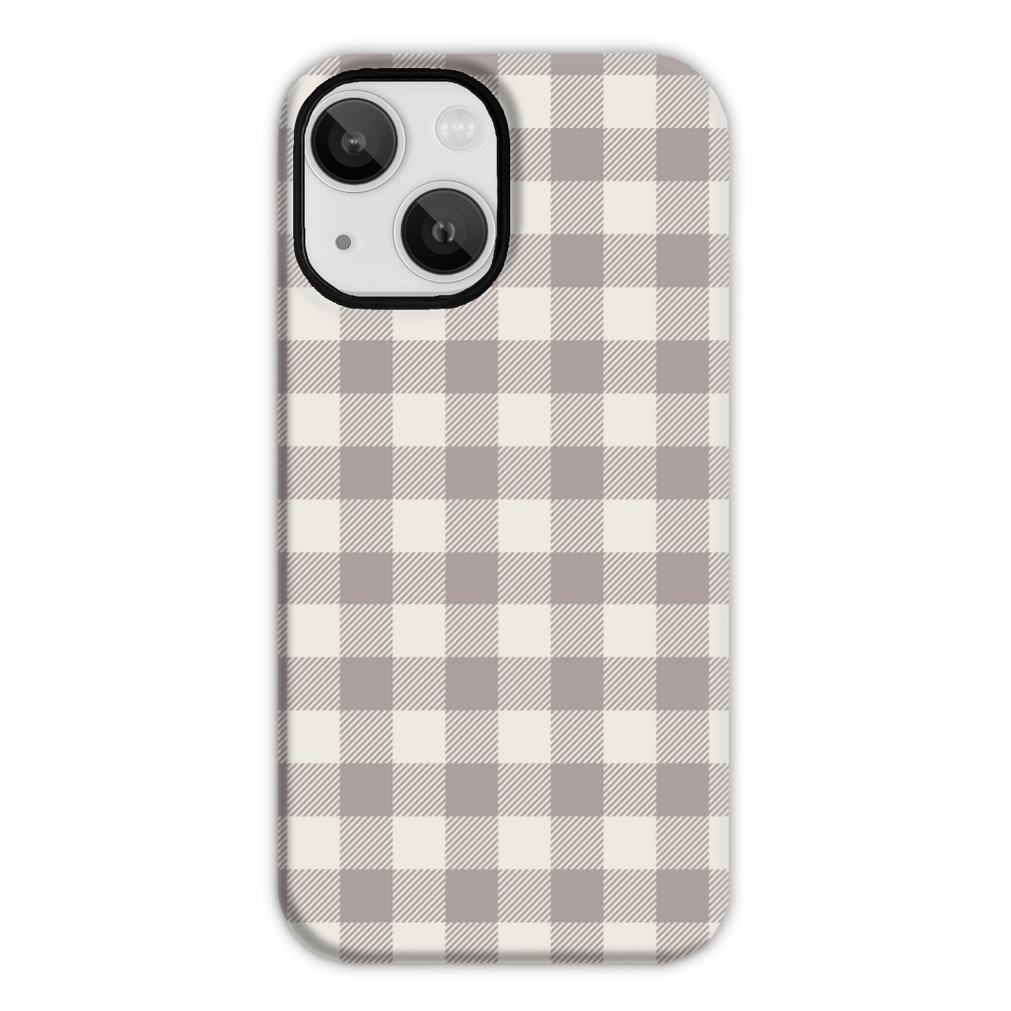 Natural Check Tough Phone Case