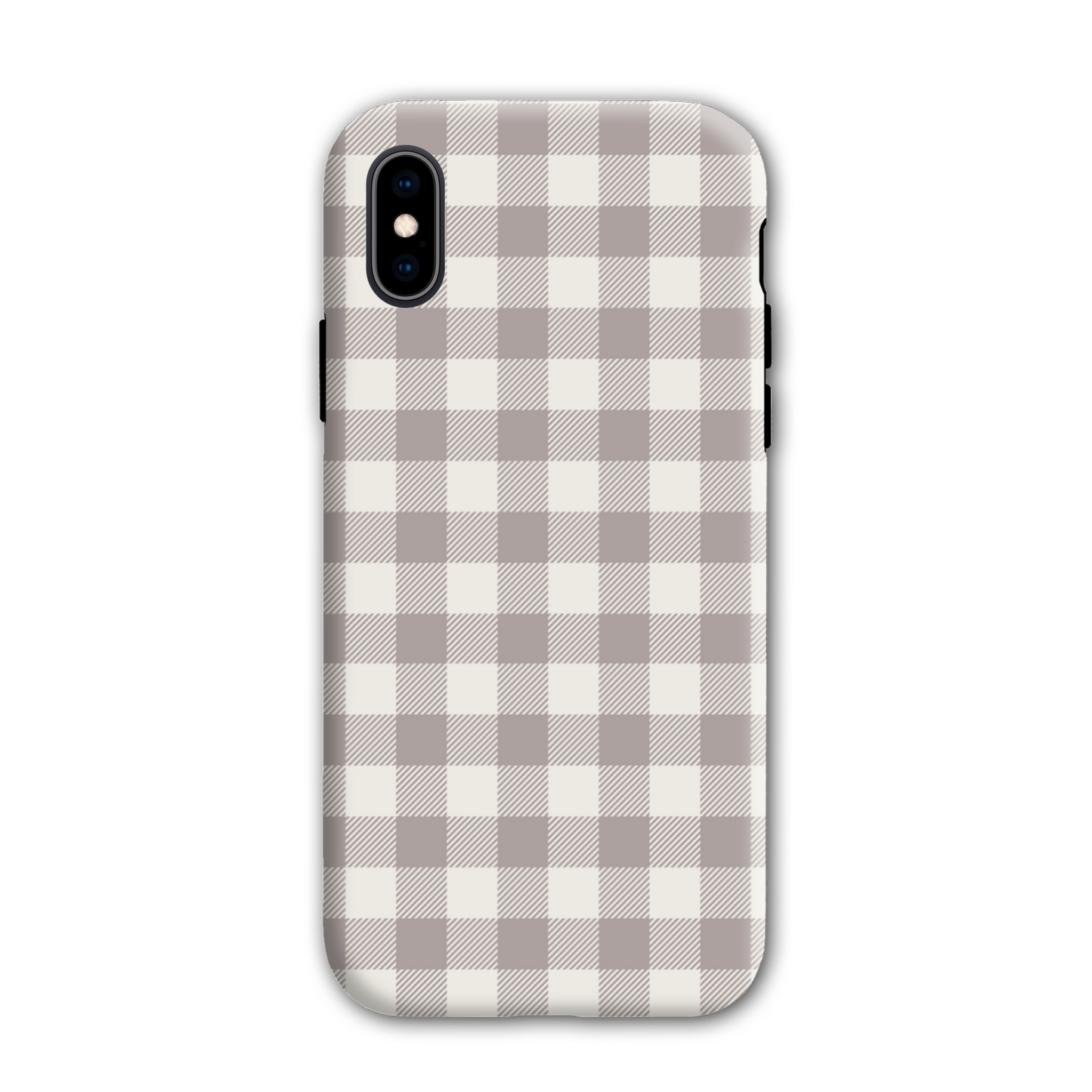 Natural Check Tough Phone Case