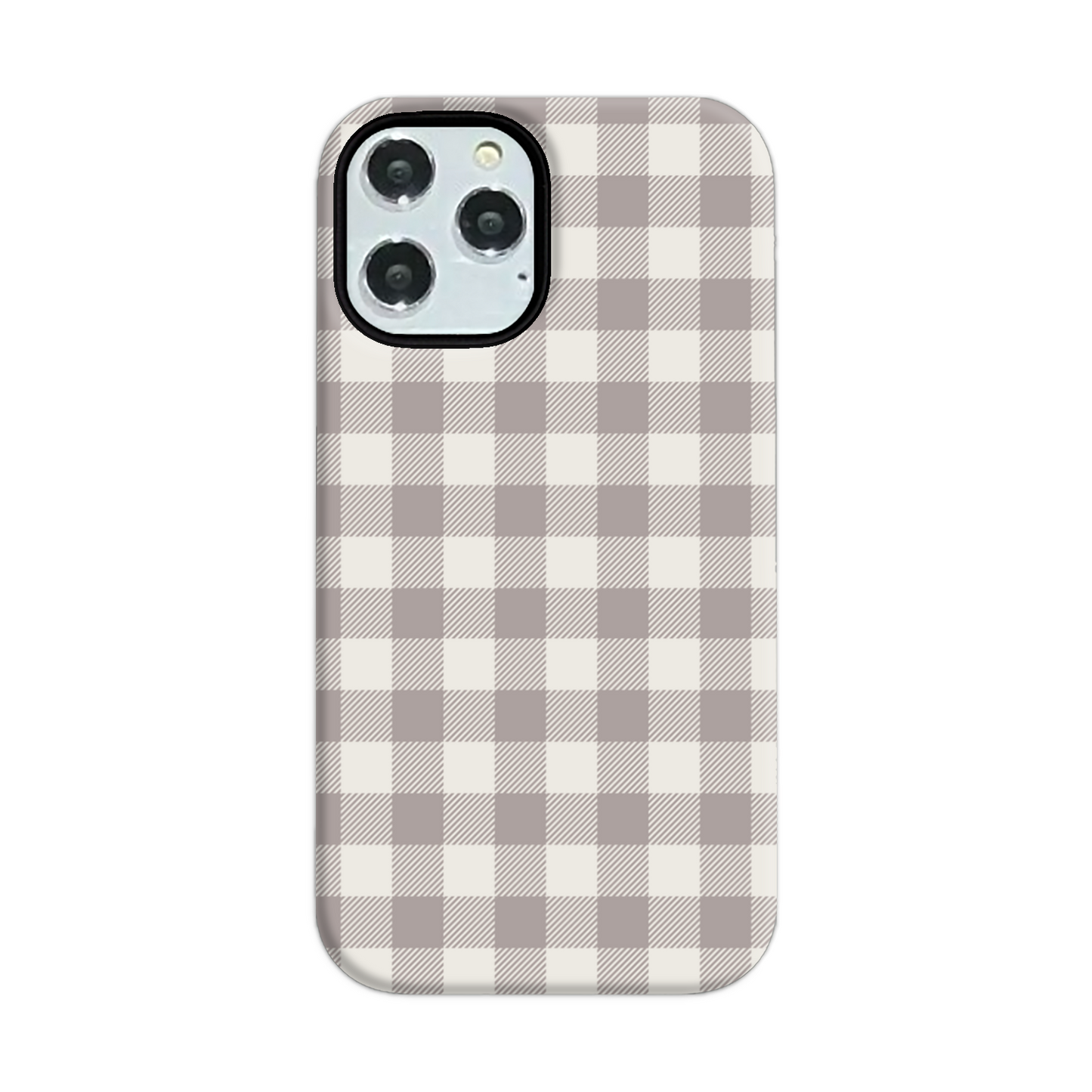 Natural Check Tough Phone Case