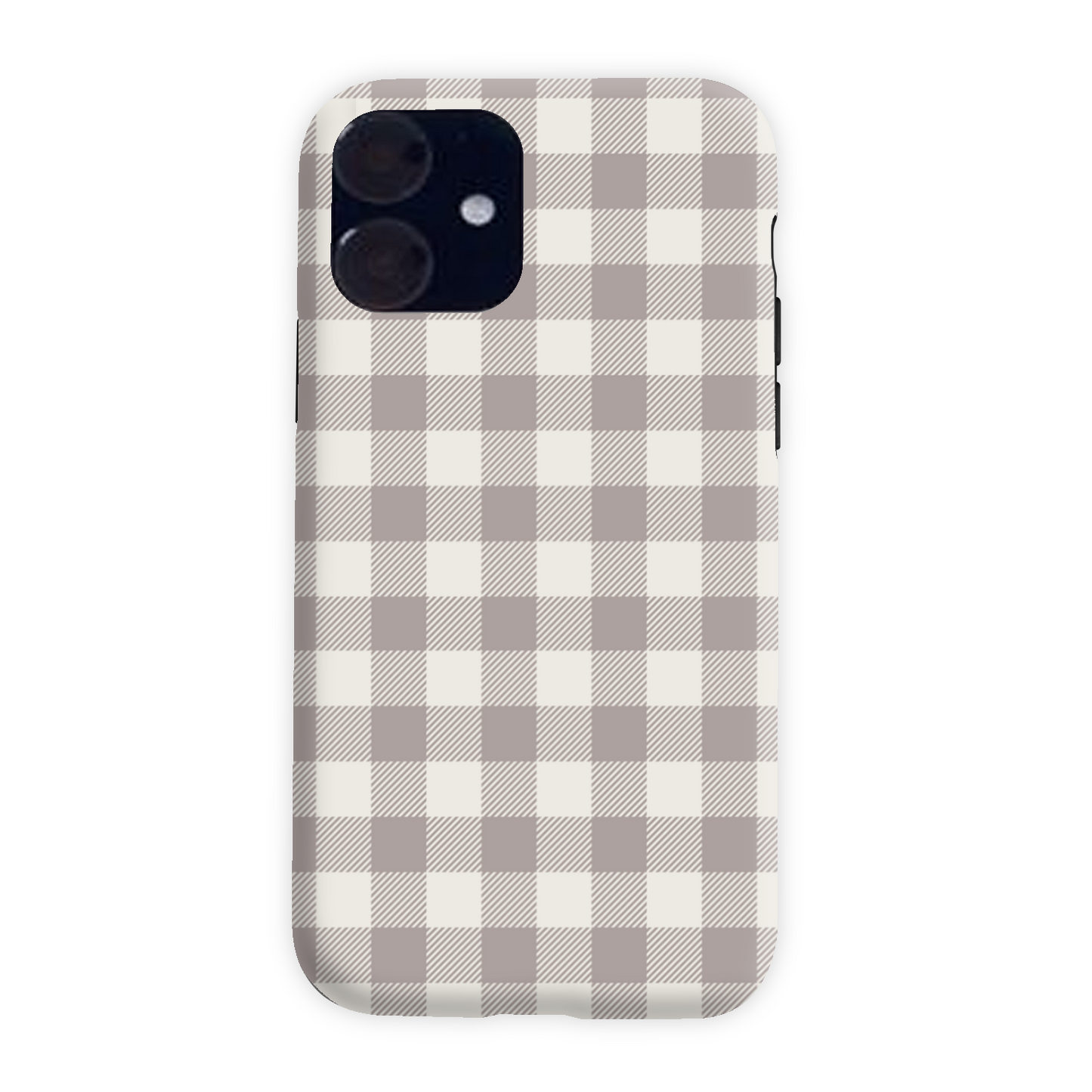 Natural Check Tough Phone Case