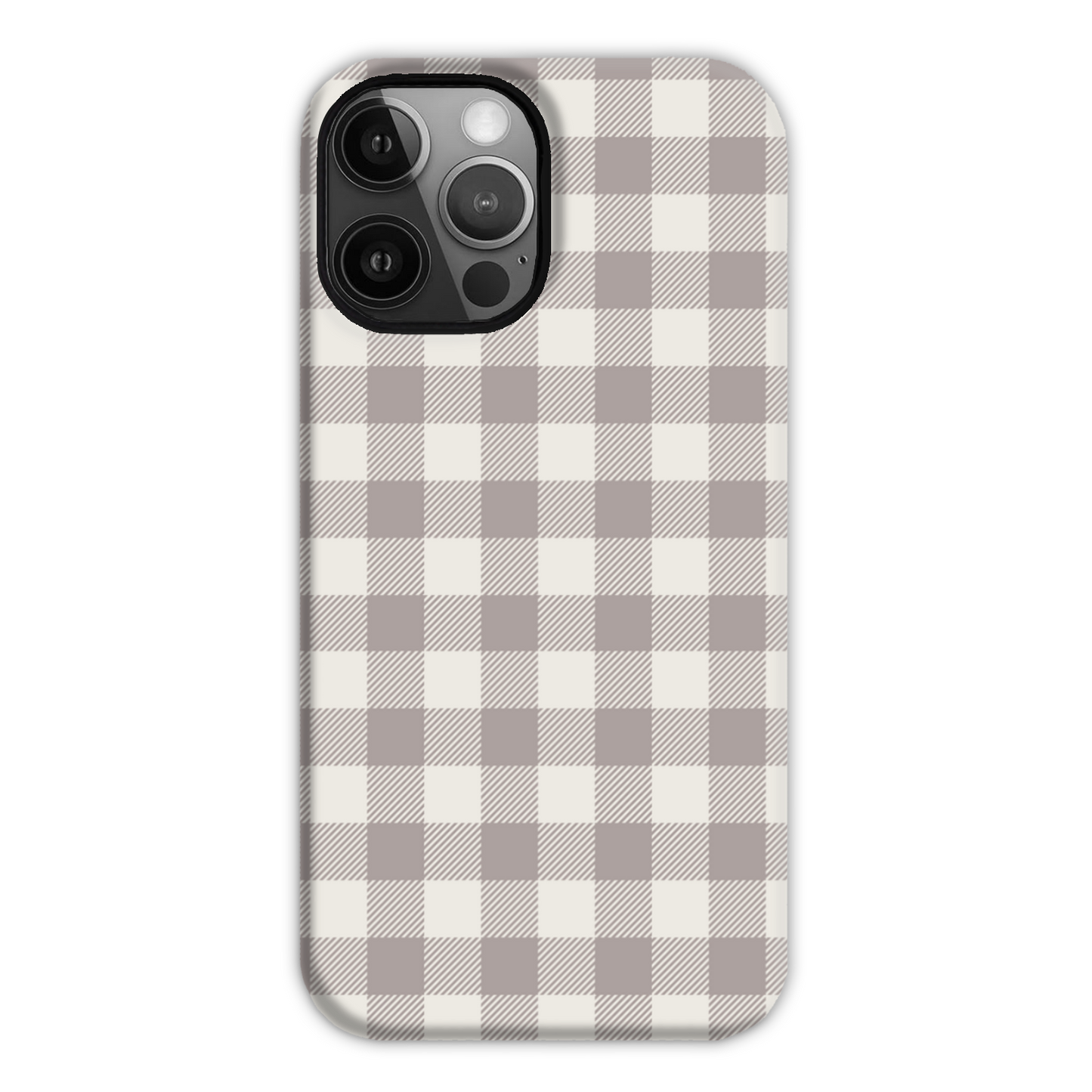 Natural Check Tough Phone Case