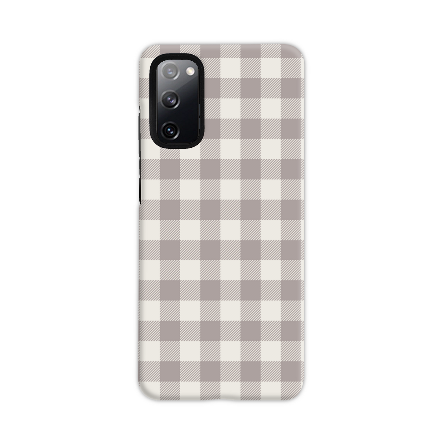 Natural Check Tough Phone Case