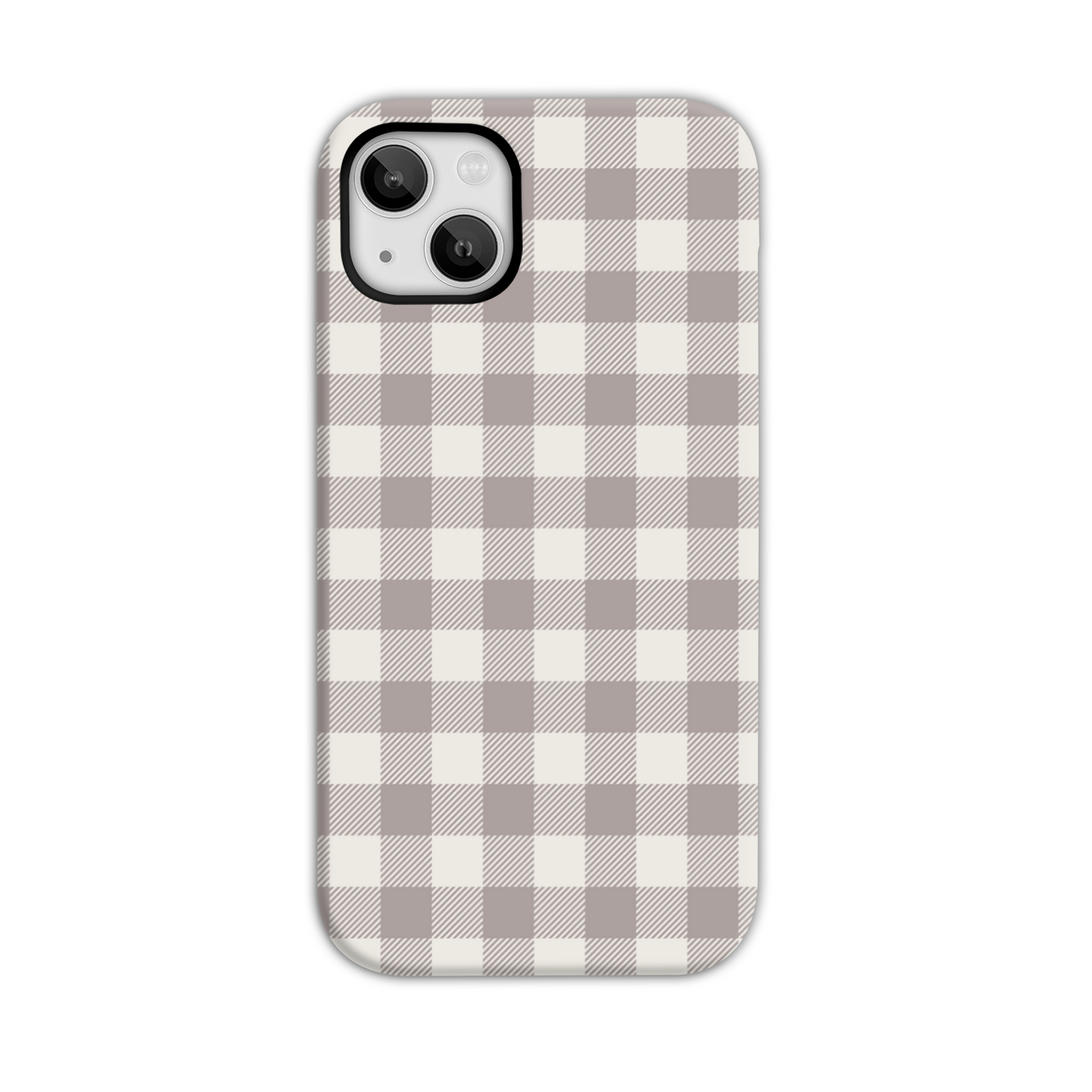 Natural Check Tough Phone Case