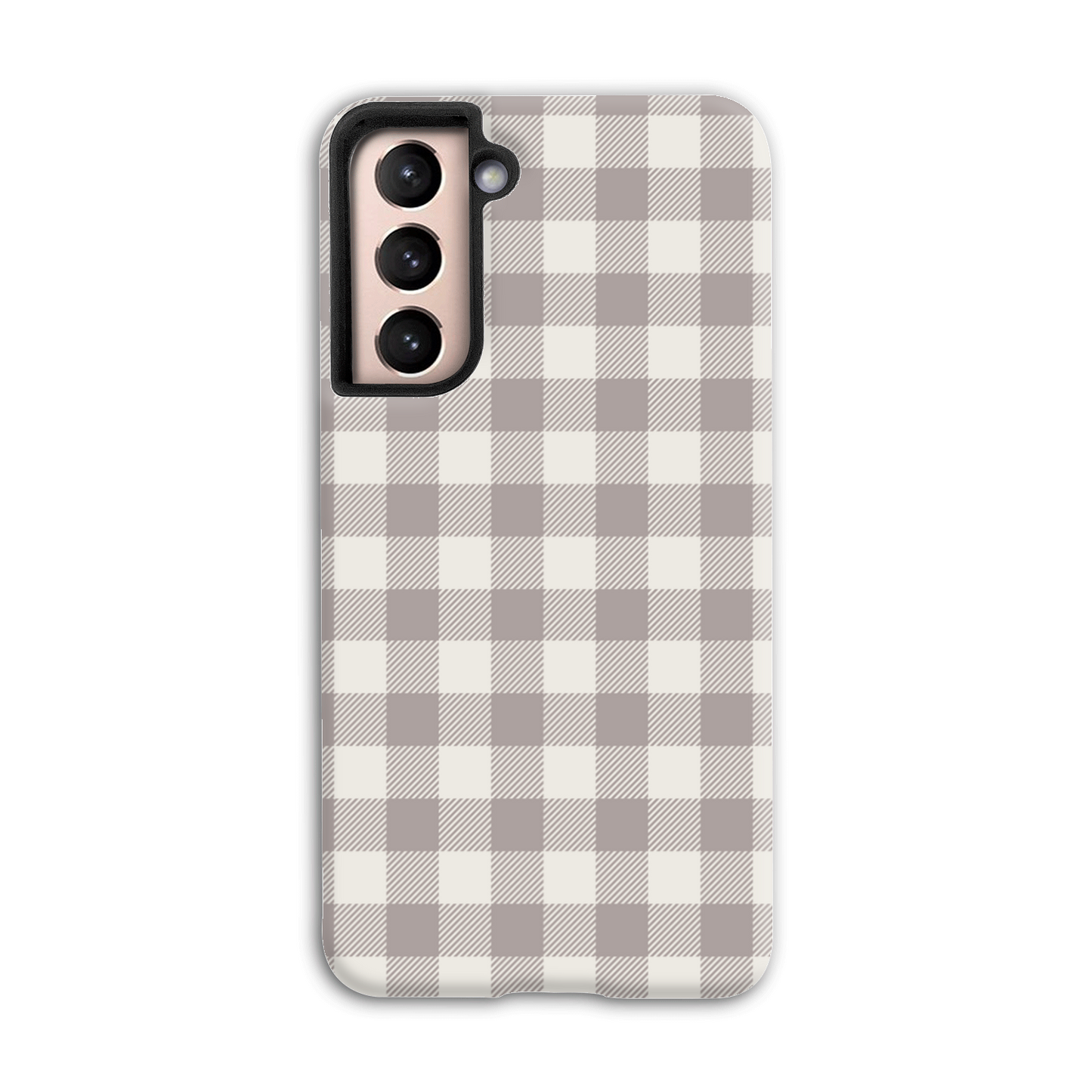 Natural Check Tough Phone Case