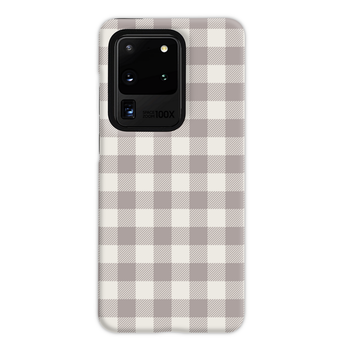 Natural Check Tough Phone Case