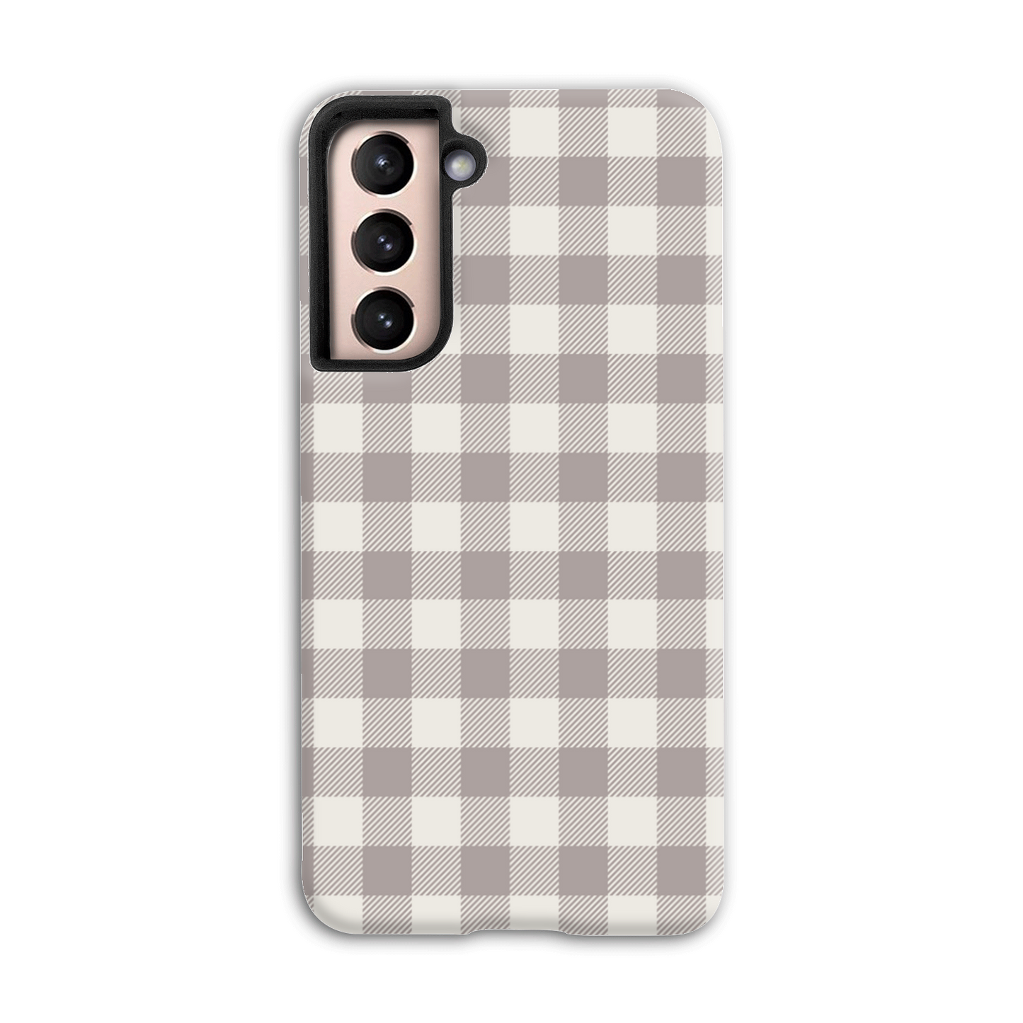 Natural Check Tough Phone Case