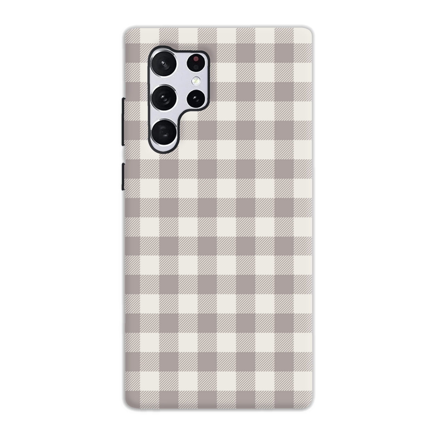 Natural Check Tough Phone Case