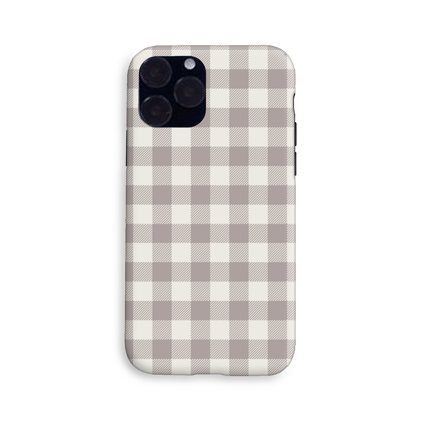 Natural Check Tough Phone Case