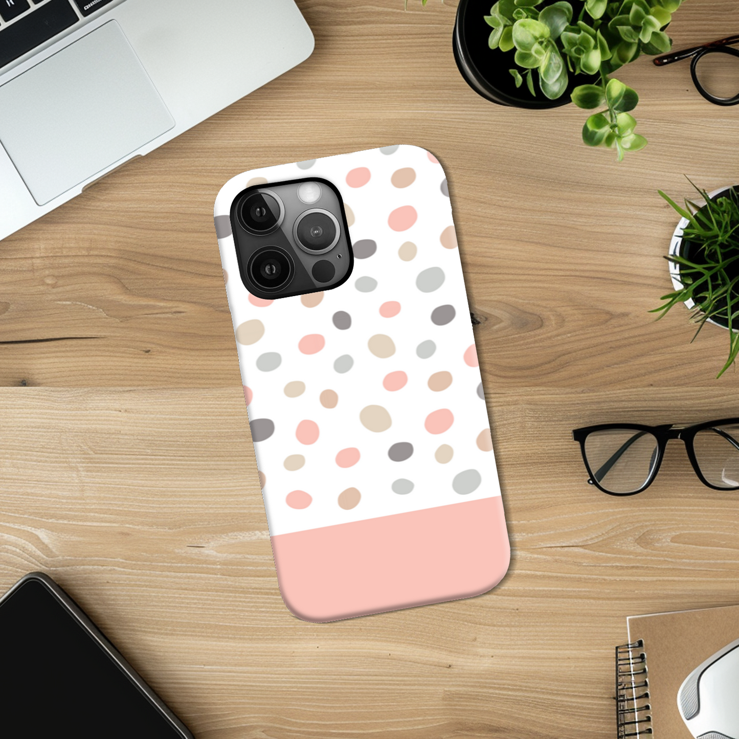Pink Pebble Tough Phone Case