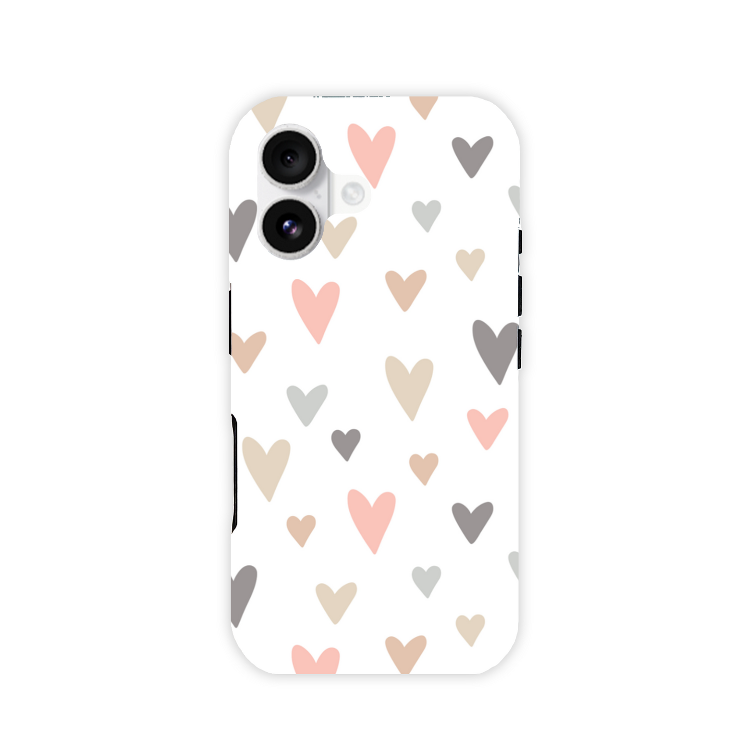Neutral Hearts Tough Phone Case