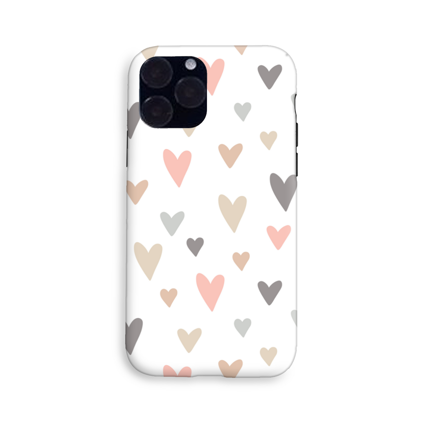 Neutral Hearts Tough Phone Case