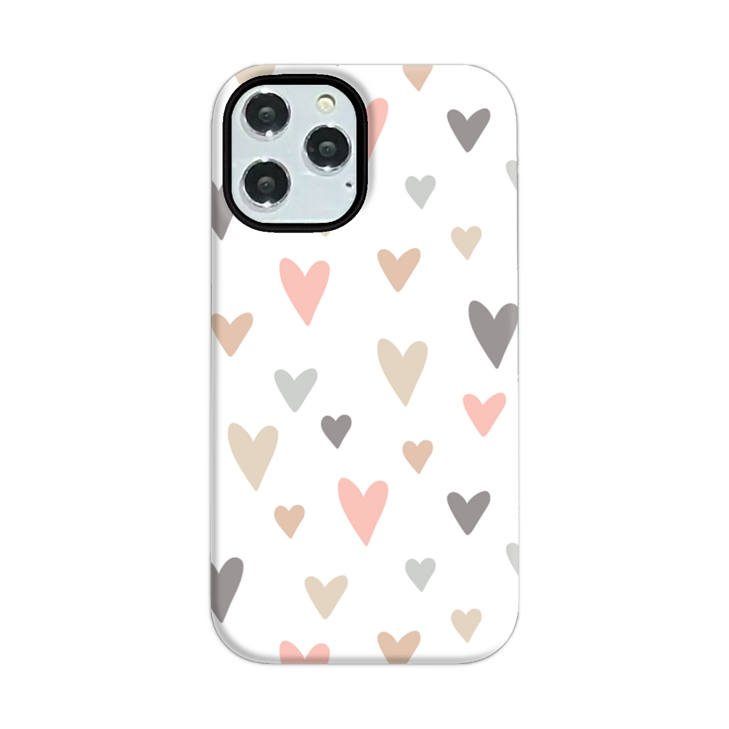 Neutral Hearts Tough Phone Case