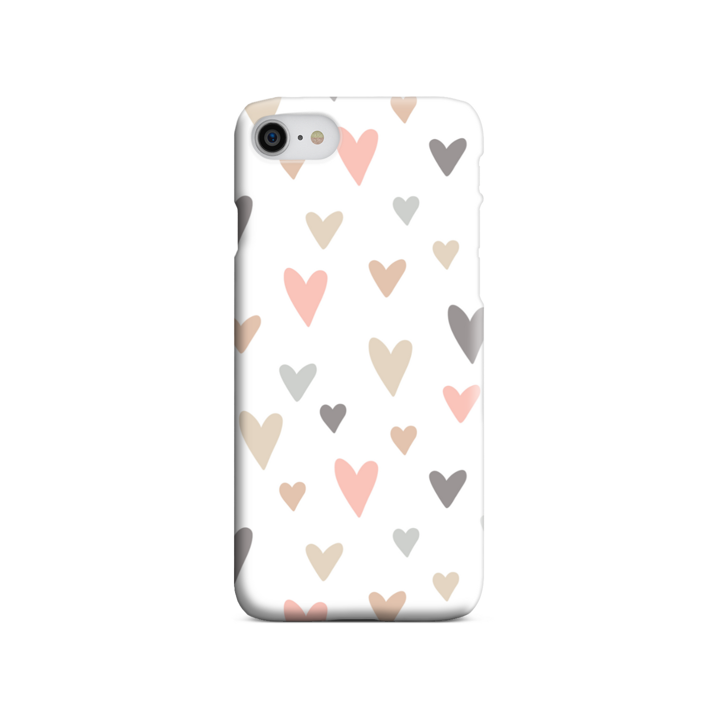 Neutral Hearts Tough Phone Case