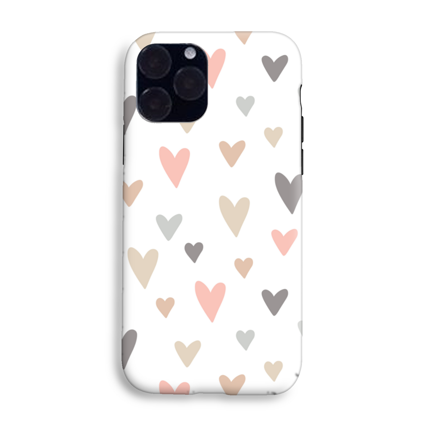 Neutral Hearts Tough Phone Case