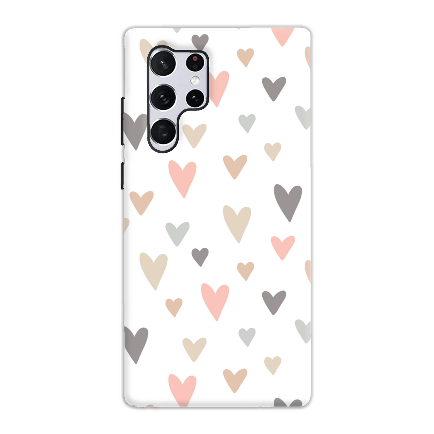 Neutral Hearts Tough Phone Case
