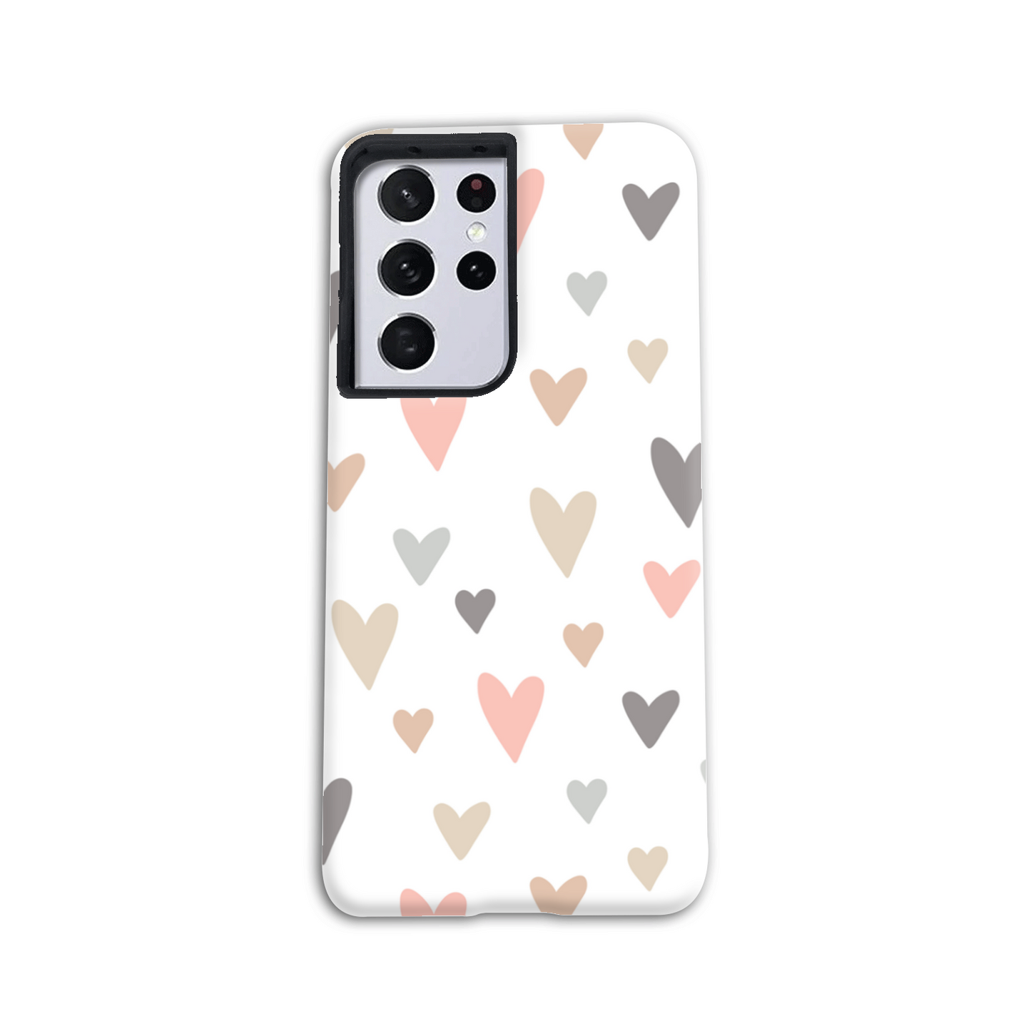 Neutral Hearts Tough Phone Case