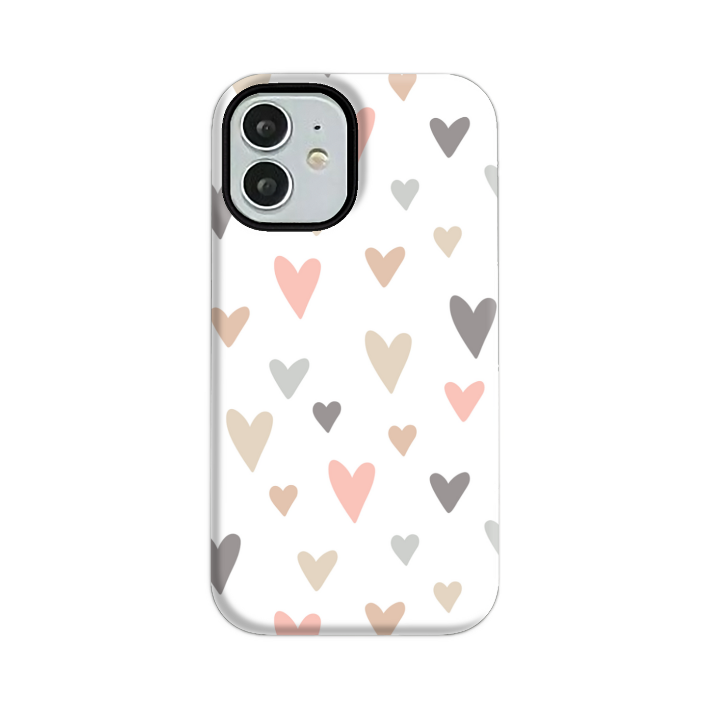 Neutral Hearts Tough Phone Case