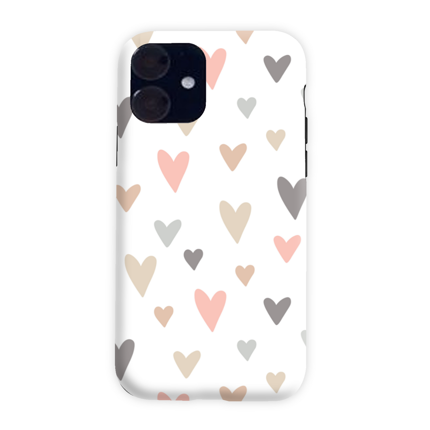 Neutral Hearts Tough Phone Case