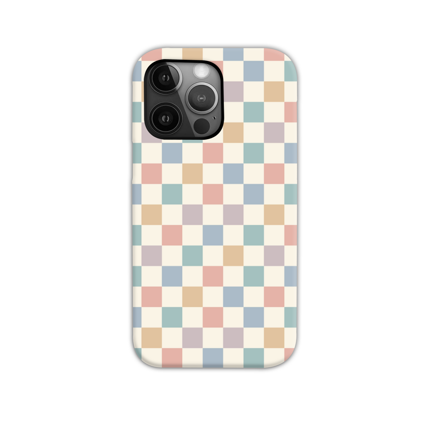 Pastel Multi Check Tough Phone Case