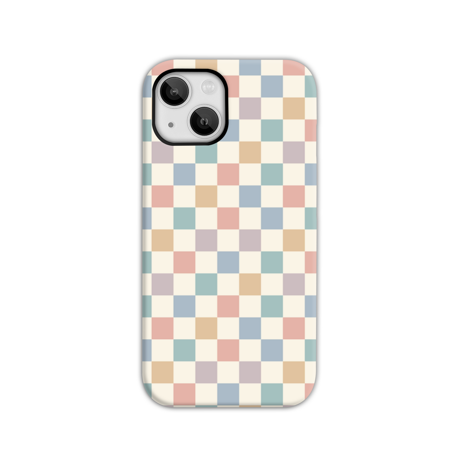 Pastel Multi Check Tough Phone Case