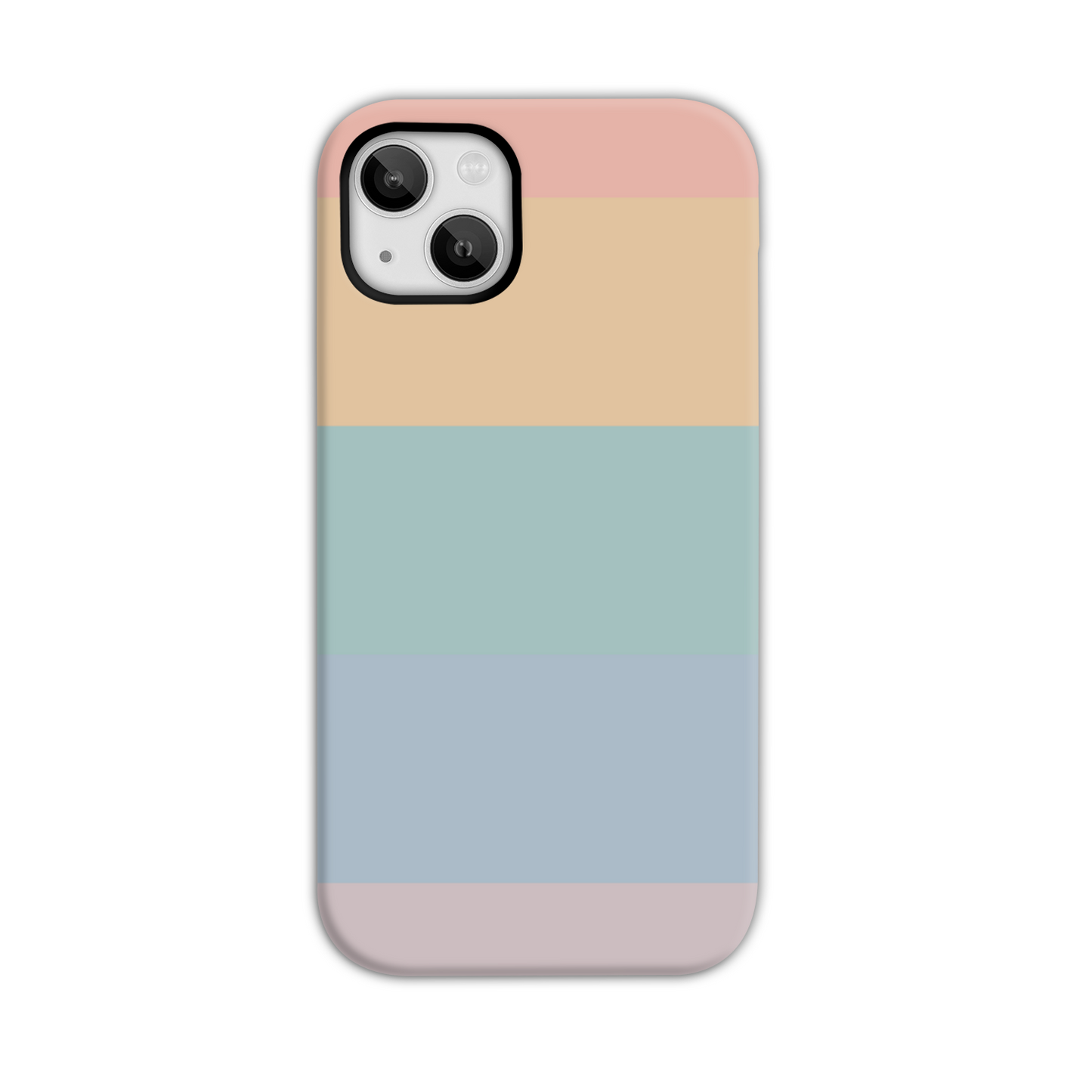 Pastel Rainbow Stripe Tough Phone Case