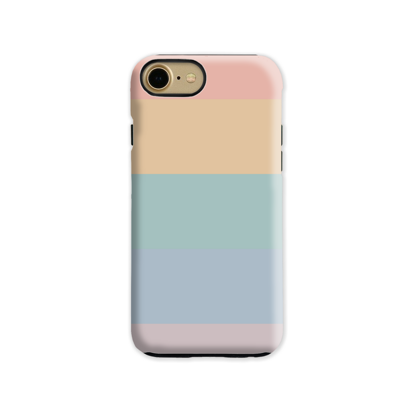 Pastel Rainbow Stripe Tough Phone Case