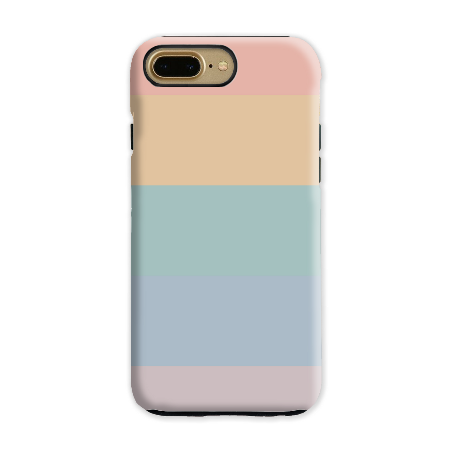 Pastel Rainbow Stripe Tough Phone Case