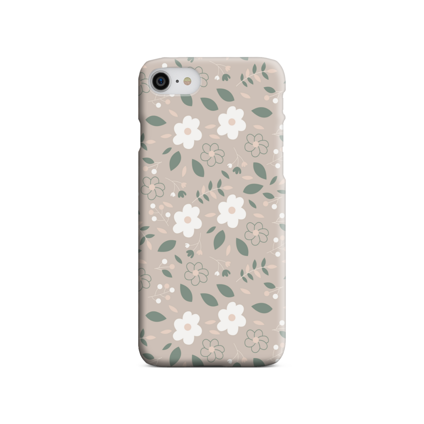 Nude Florals Tough Phone Case