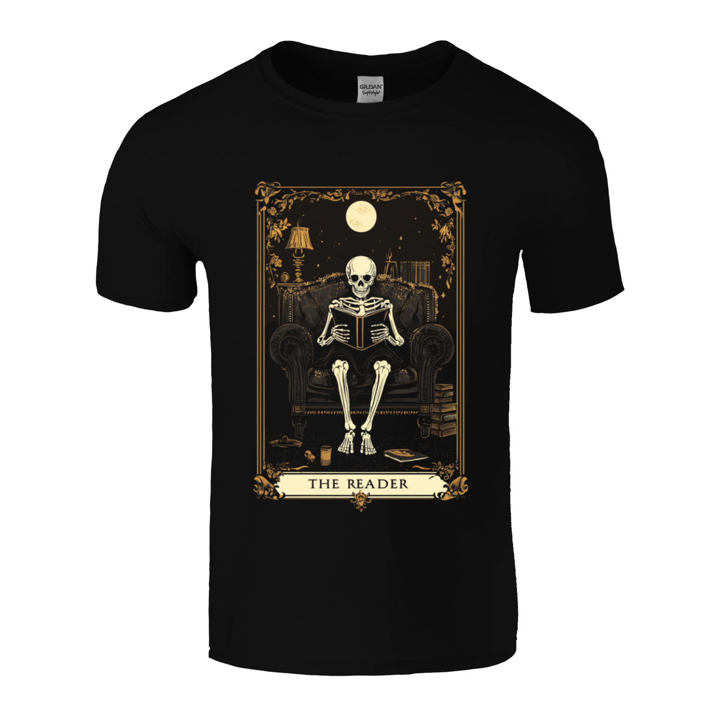 Reading Skeleton Black T-shirt