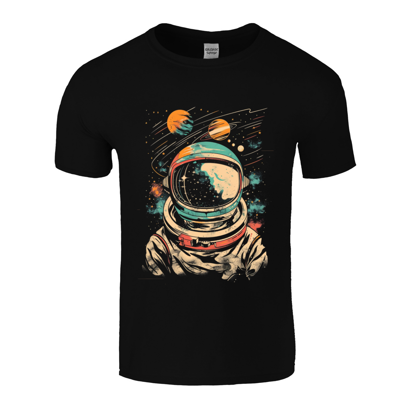 Astronaut Black T-shirt