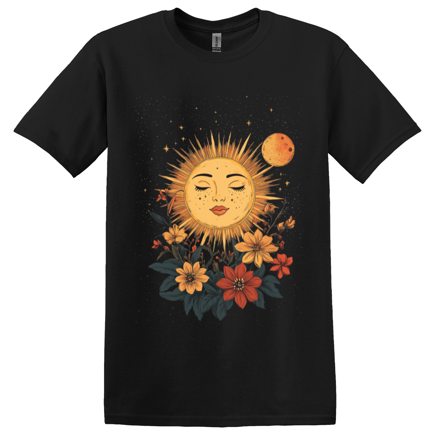 Sunrise Black Ladies T-shirt