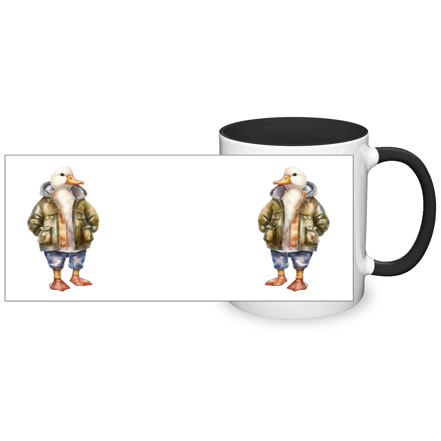 Dressed Up Duck 11oz Mug