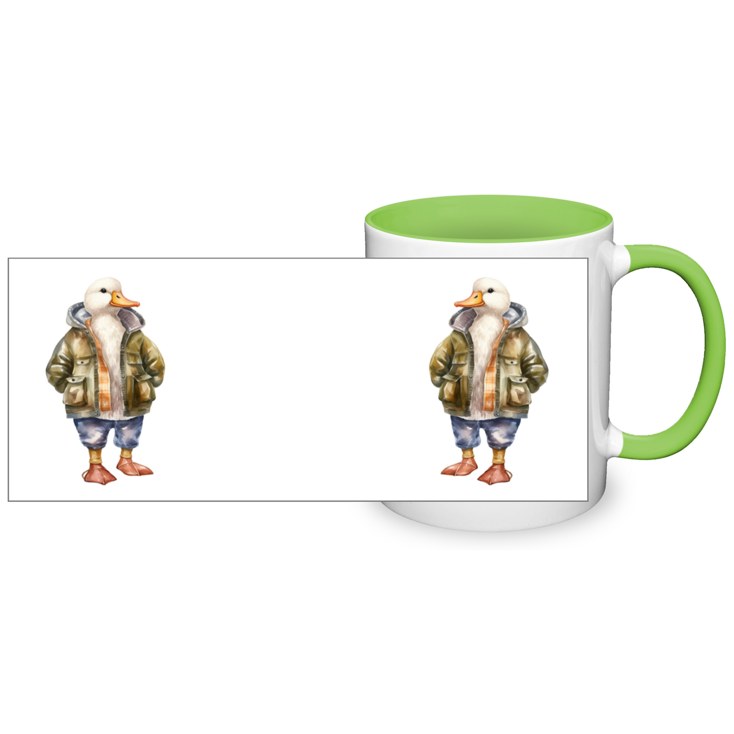 Dressed Up Duck 11oz Mug