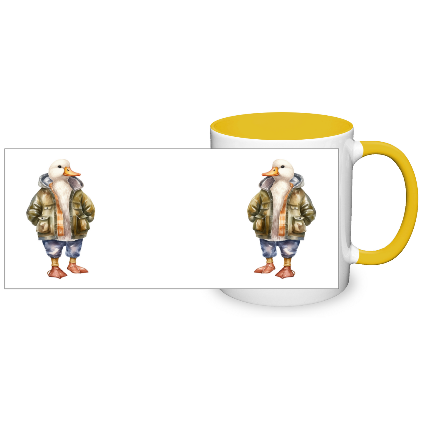 Dressed Up Duck 11oz Mug