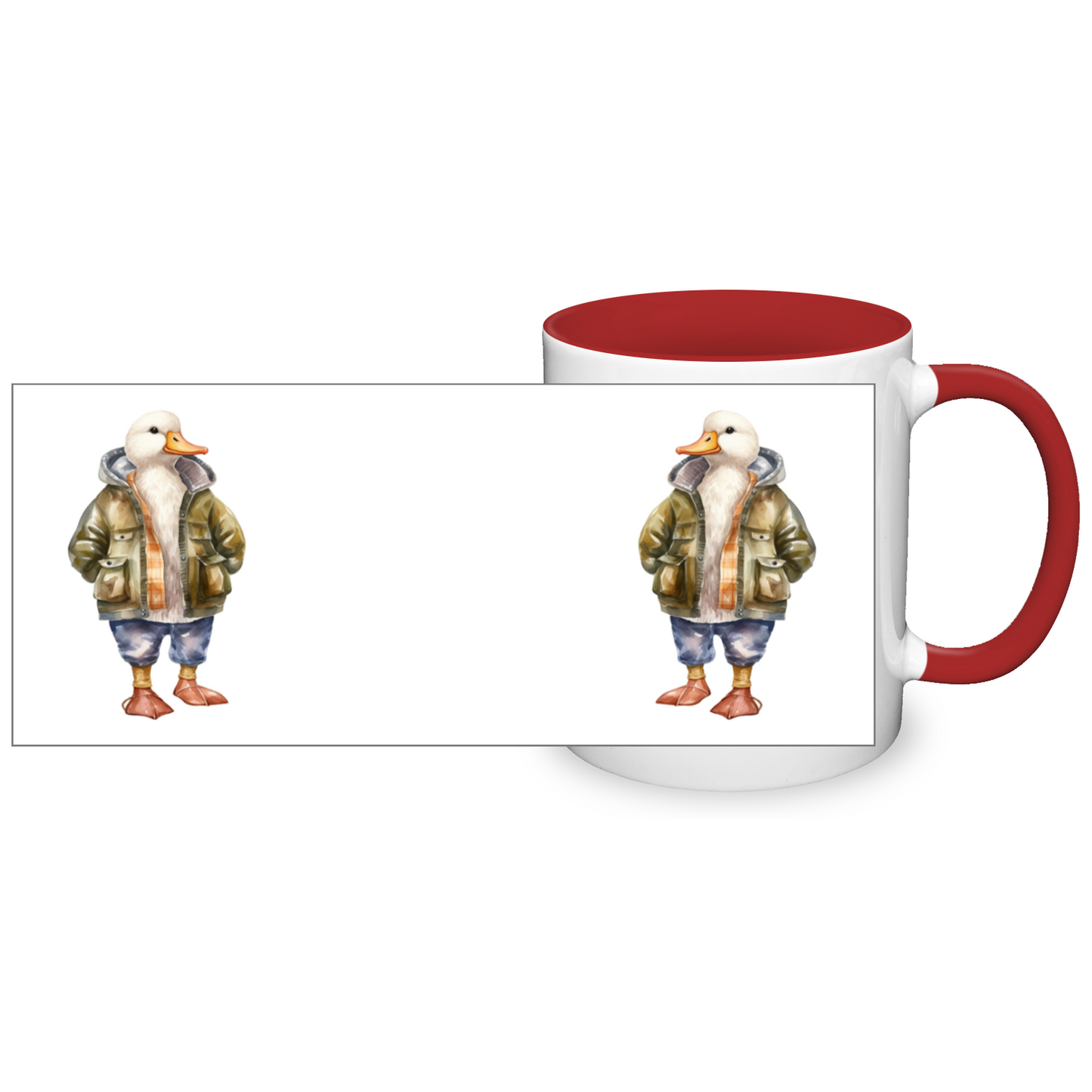 Dressed Up Duck 11oz Mug