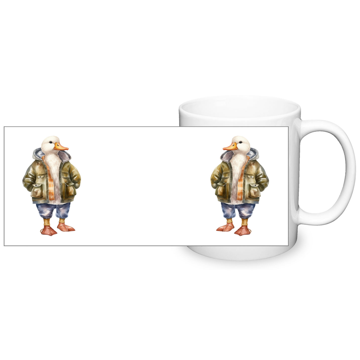 Dressed Up Duck 11oz Mug