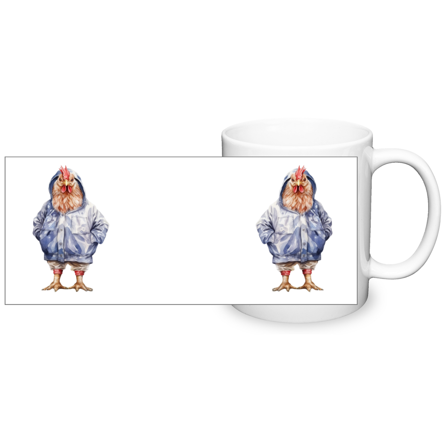 Dressed Up Chicken 11oz Mug