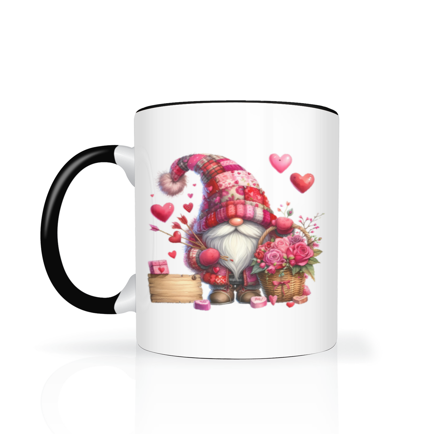 Personalised Valentine's Gonk 11oz Mug