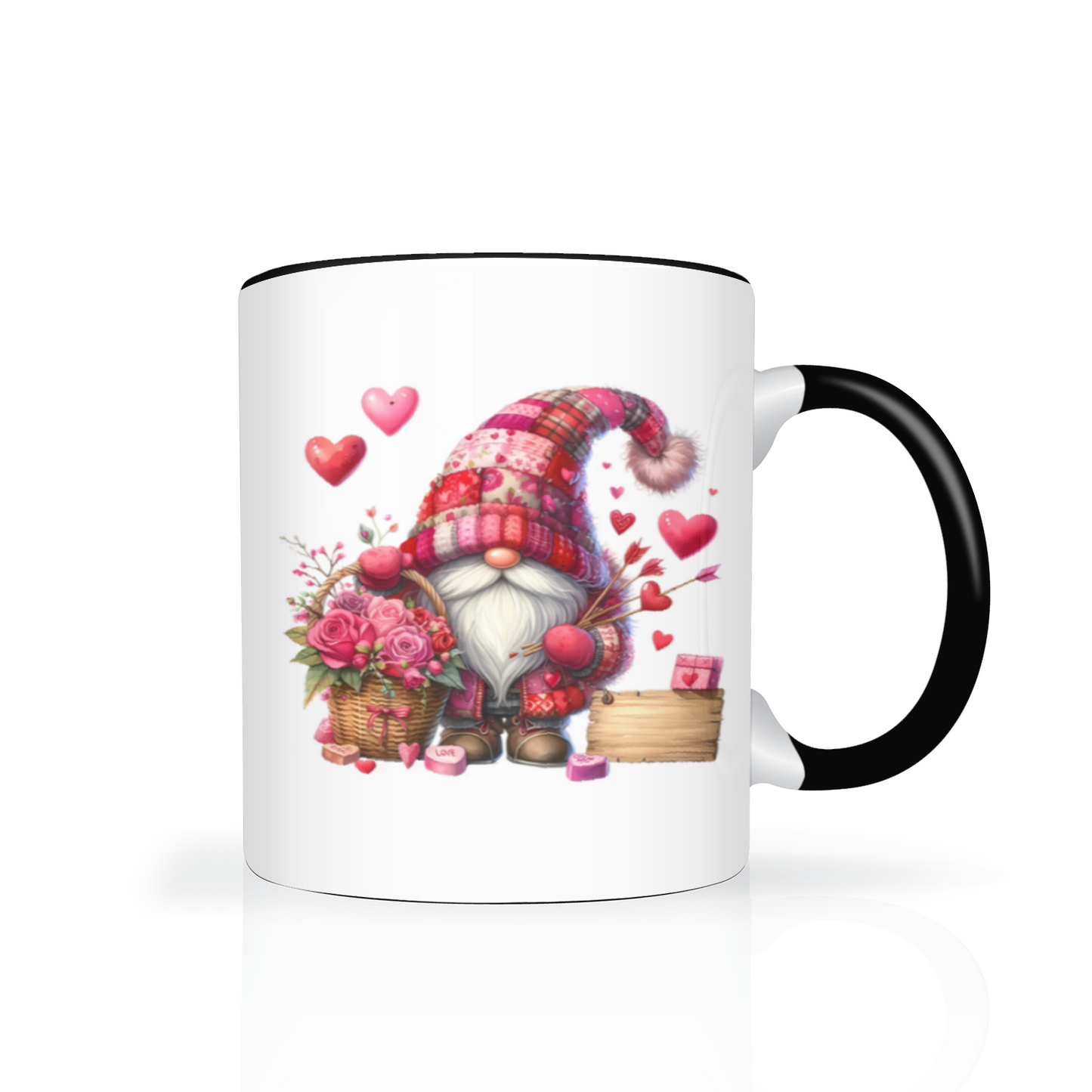 Personalised Valentine's Gonk 11oz Mug