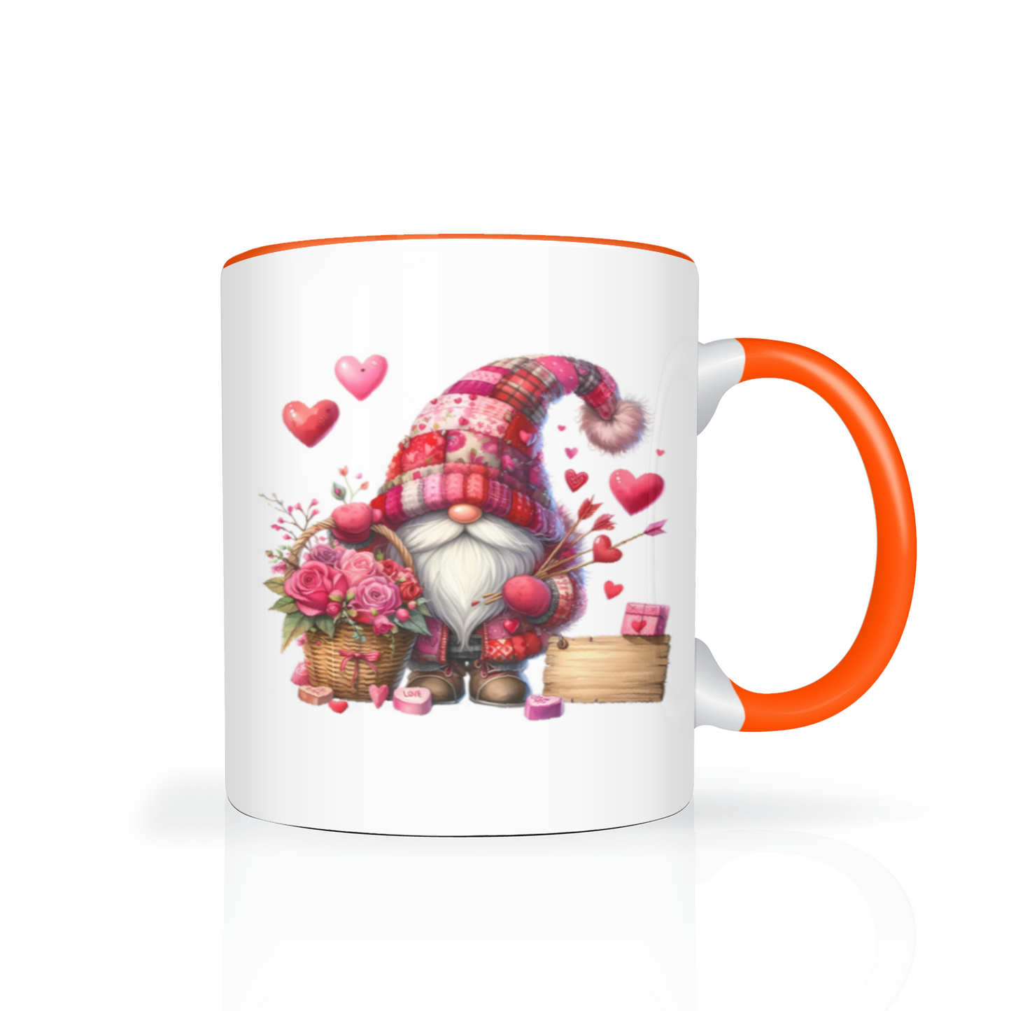 Personalised Valentine's Gonk 11oz Mug