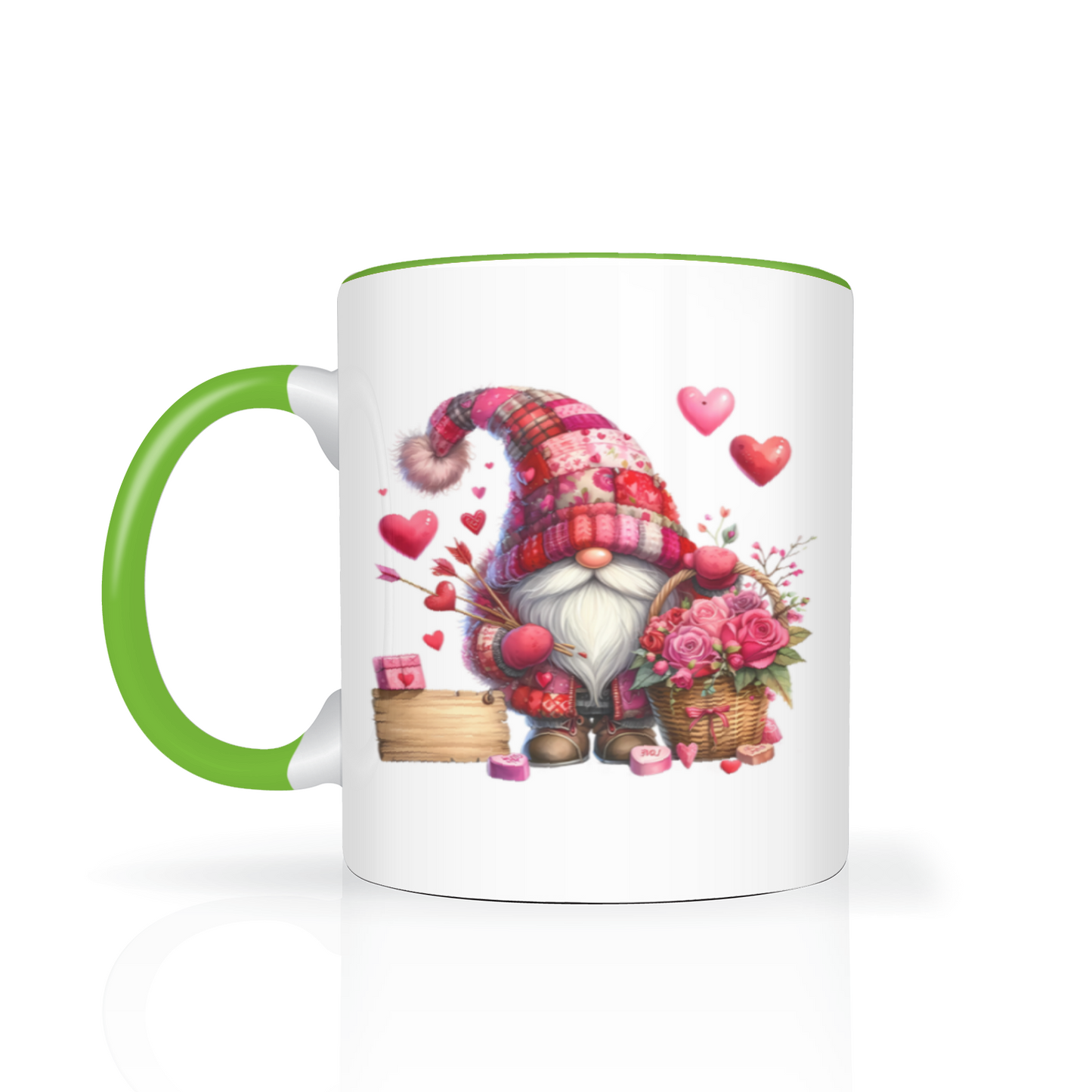 Personalised Valentine's Gonk 11oz Mug