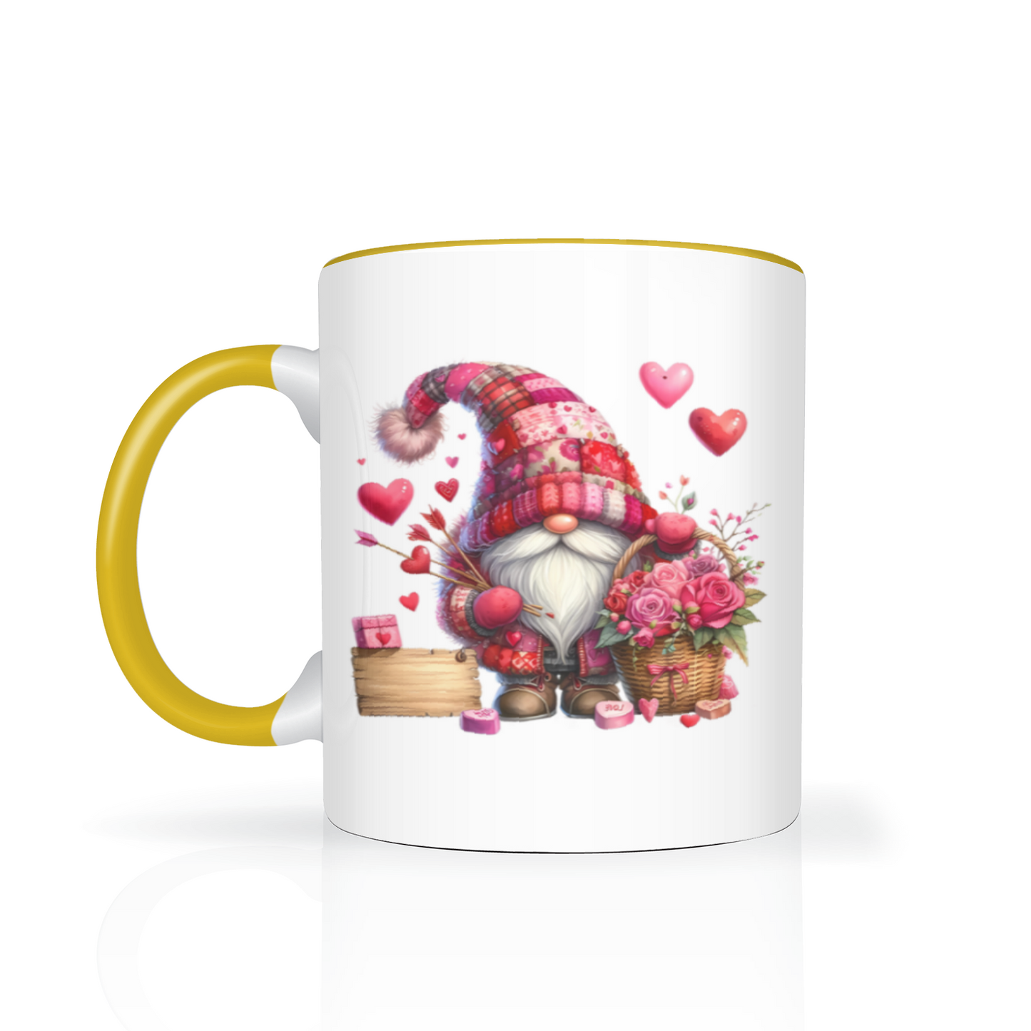Personalised Valentine's Gonk 11oz Mug