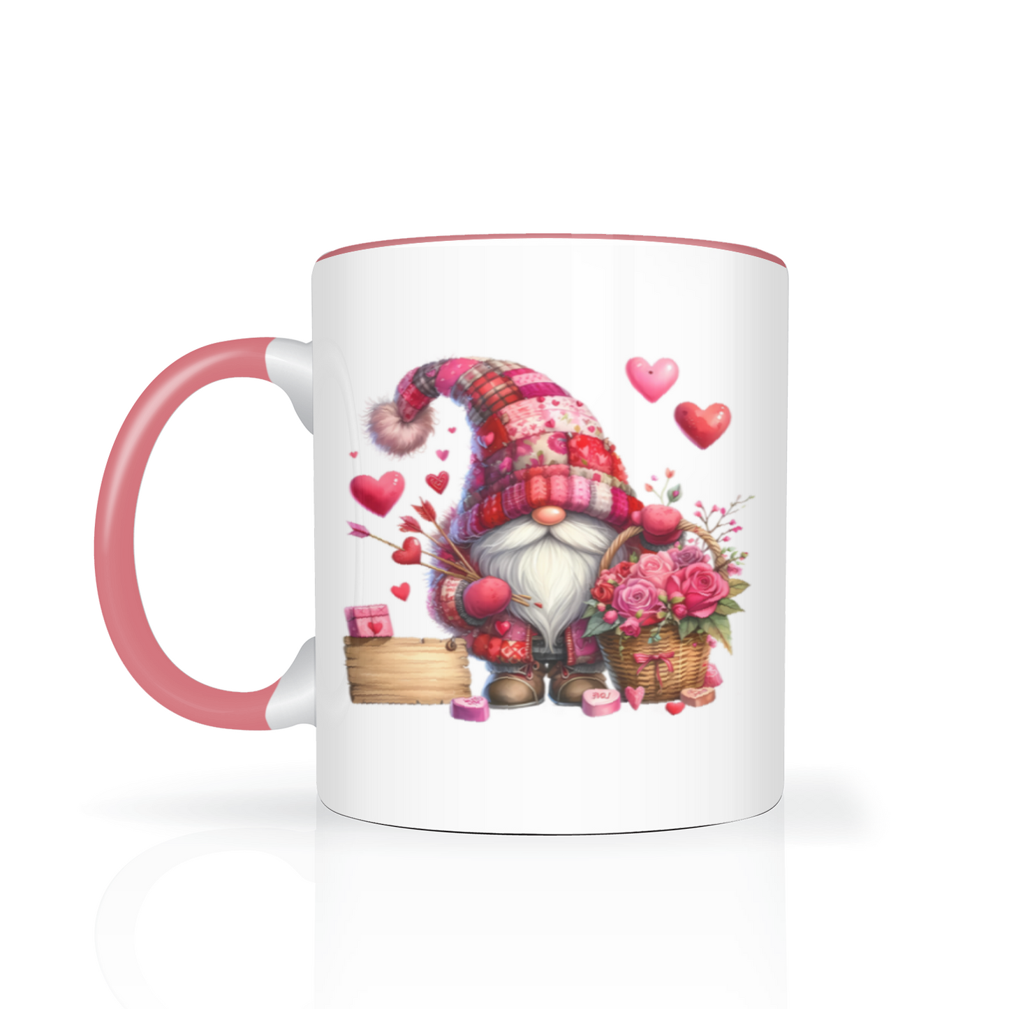 Personalised Valentine's Gonk 11oz Mug