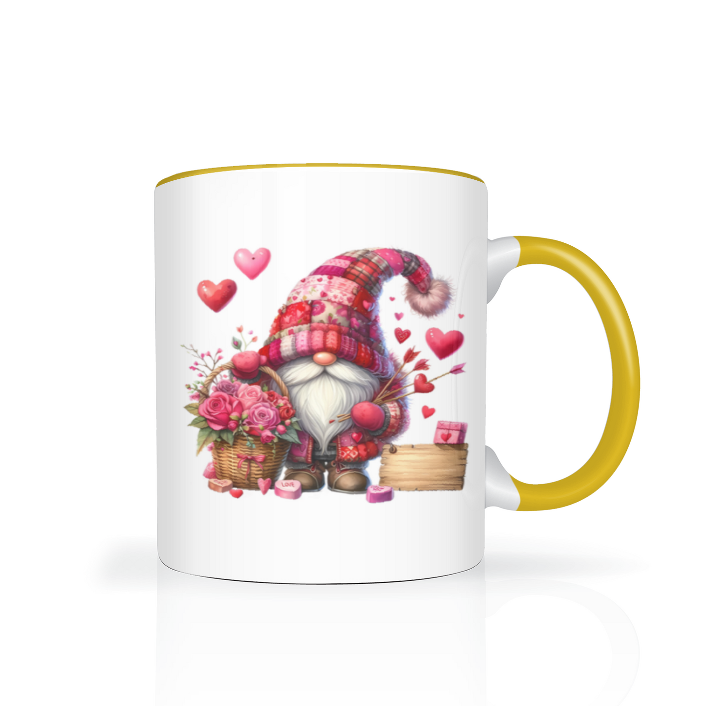 Personalised Valentine's Gonk 11oz Mug