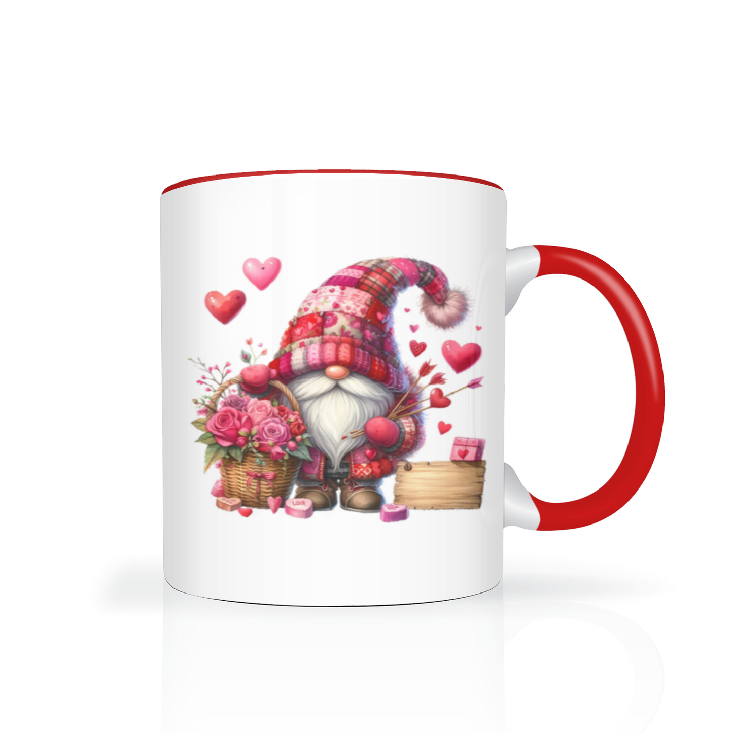 Personalised Valentine's Gonk 11oz Mug
