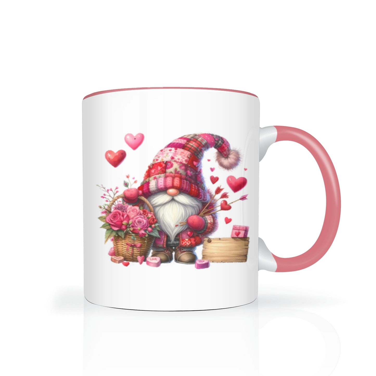 Personalised Valentine's Gonk 11oz Mug