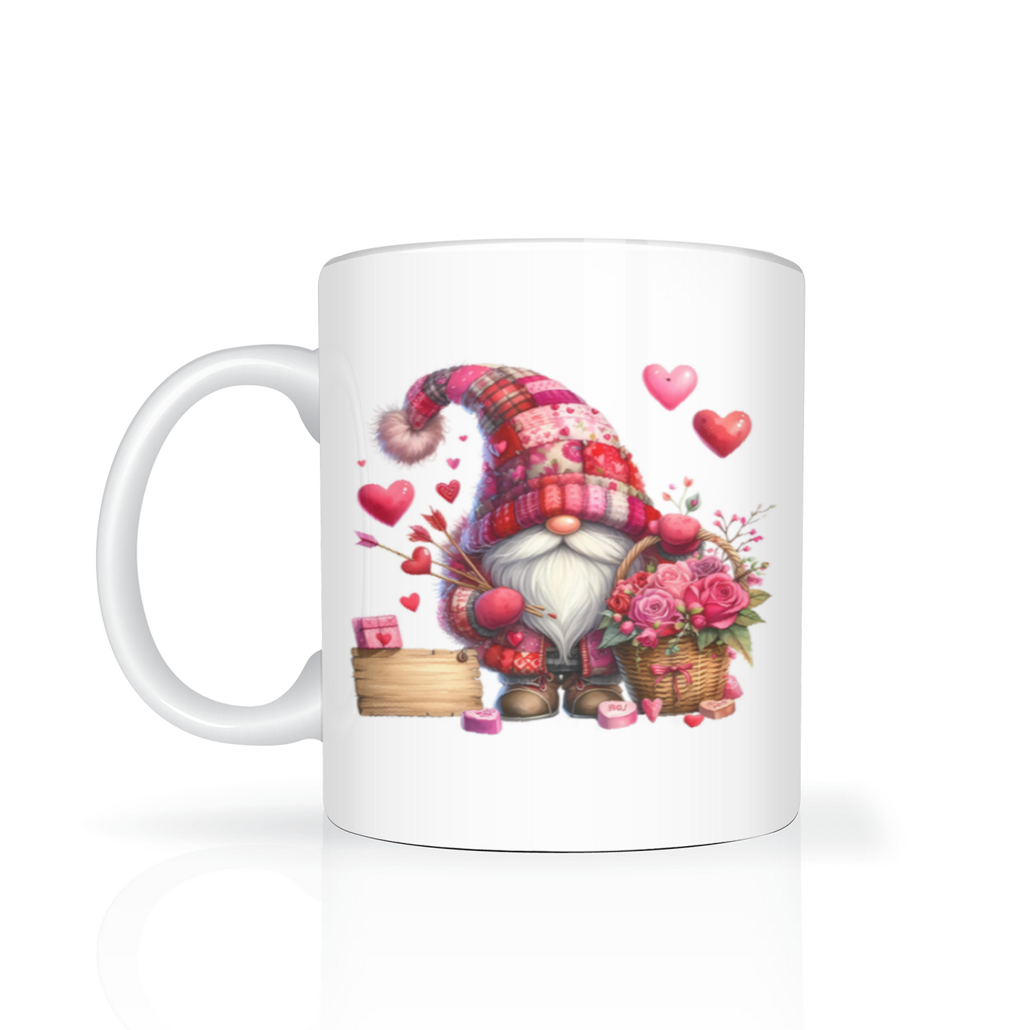 Personalised Valentine's Gonk 11oz Mug